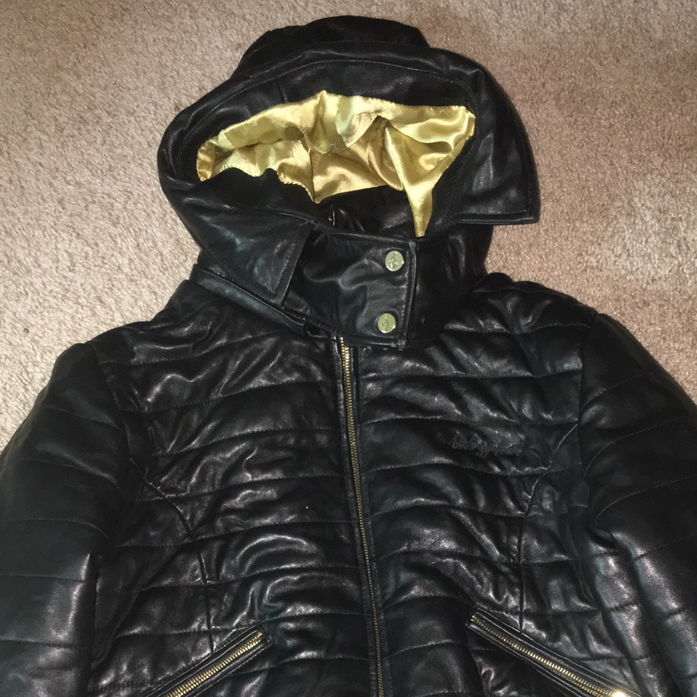 Woman’s Baby Phat Leather Jacket size XL